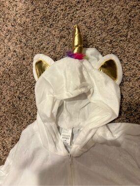 Bootique White Unicorn Onesie (Halloween)